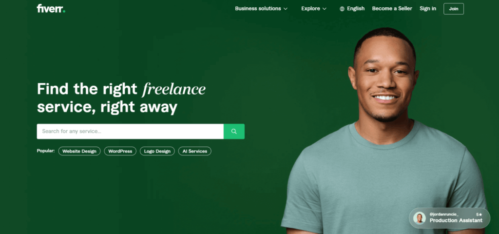 Online geld verdienen met Fiverr